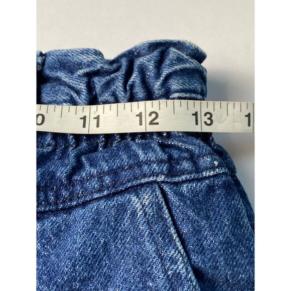 Vintage Congo Trader Paperbag Blue Denim Ultra High-Rise Jeans Women's Size 14 - Picture 7 of 9